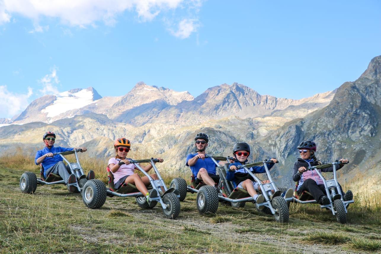 Zomer bij het bergmeertje in Saint Sorlin d'Arves